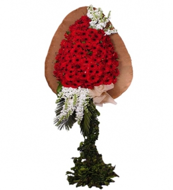 Vip Kırmızı Çelenk